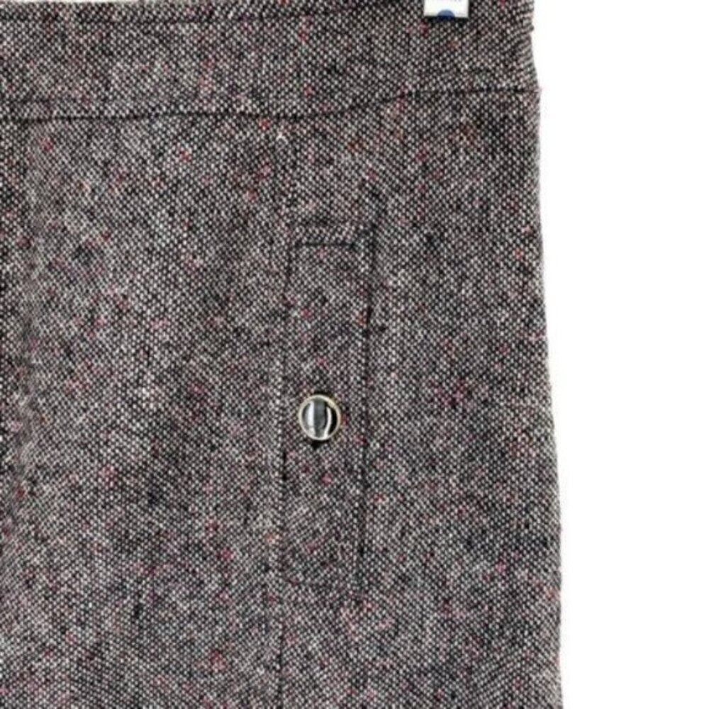 Talbots Shetland Wool Blend A Line Midi Skirt - Picture 3 of 12